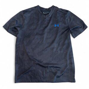 Under Armour Men’s Gray Patterned Short Sleeve Athletic Too